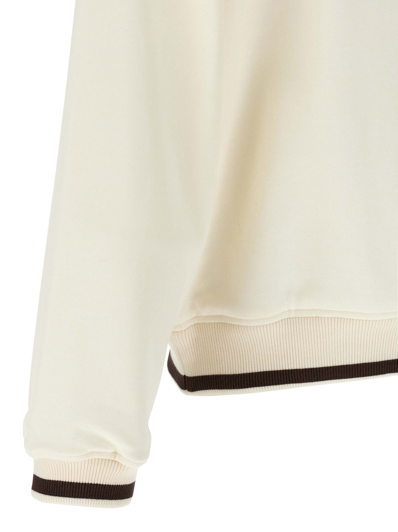 DOLCE &amp; GABBANA - DOLCE &amp; GABBANA - Logo embroidery hoodie - Men’s Sweatshirts