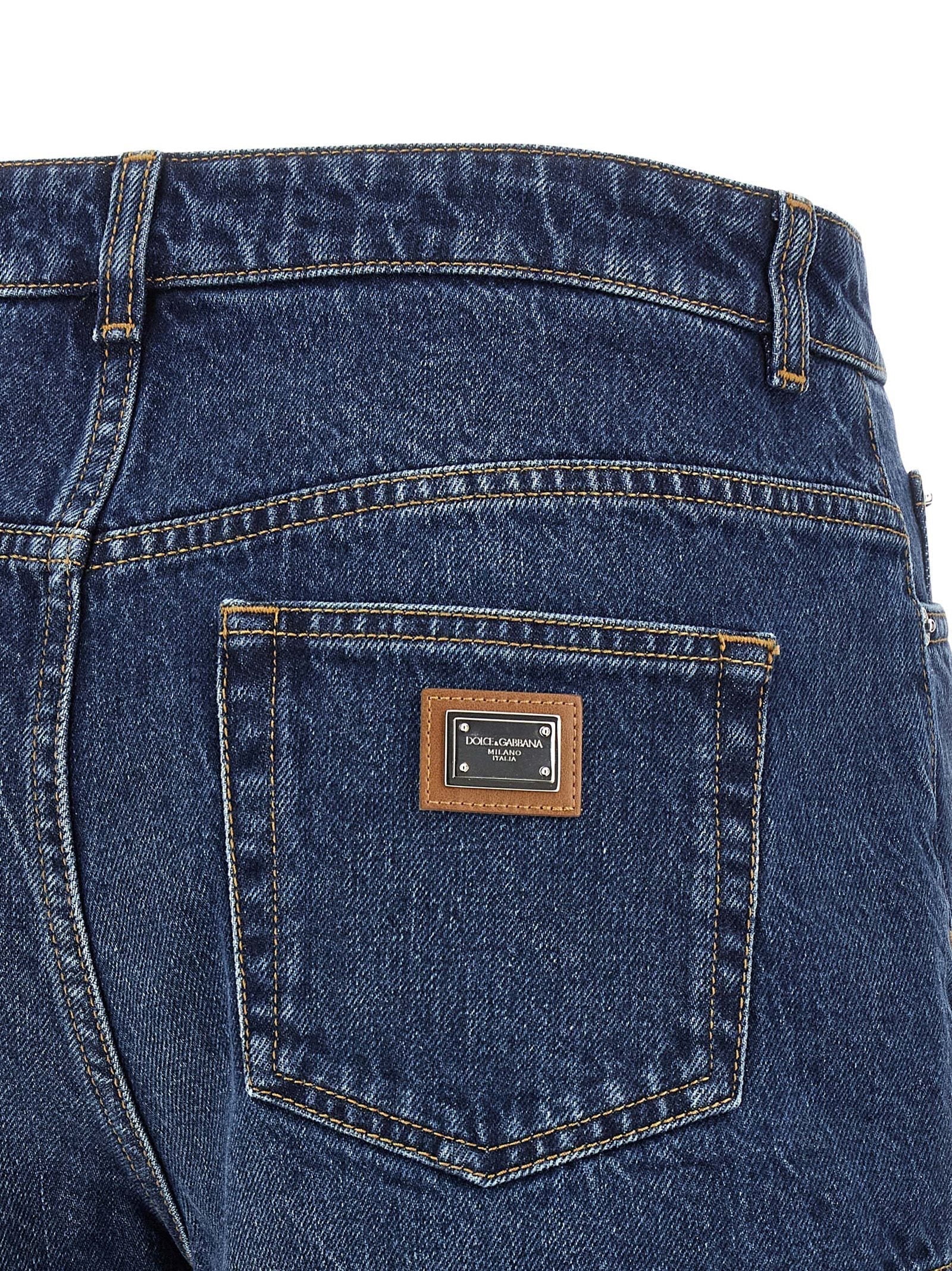 DOLCE &amp; GABBANA - DOLCE &amp; GABBANA - Logo plate shorts - Women’s Bottoms