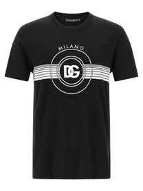 DOLCE &amp; GABBANA - DOLCE &amp; GABBANA - DG logo print T-shirt - Men’s Tops