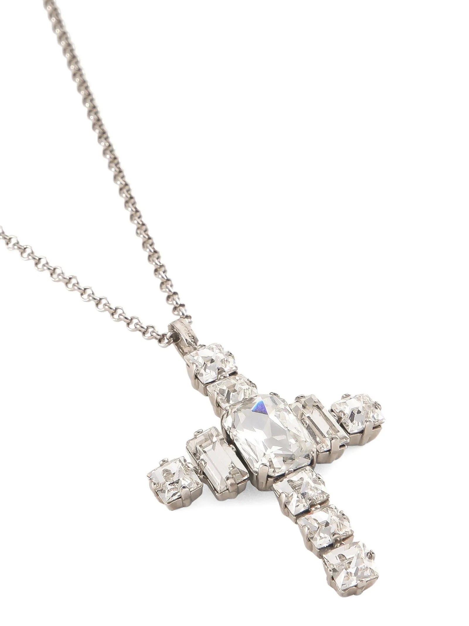 DOLCE &amp; GABBANA - DOLCE &amp; GABBANA - Rhinestone cross necklace - Women’s Accessories