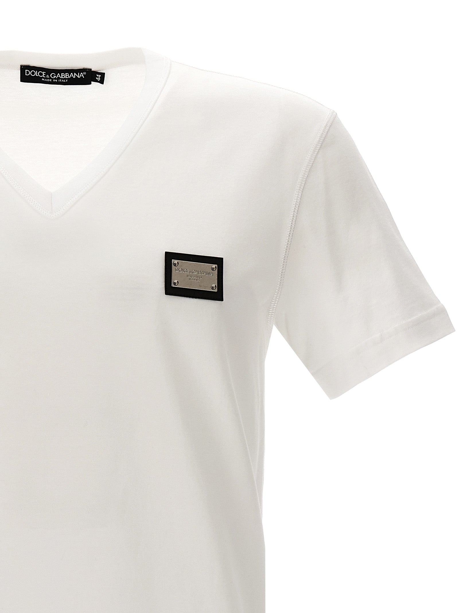 DOLCE &amp; GABBANA - DOLCE &amp; GABBANA - Logo T-shirt - Men’s Tops