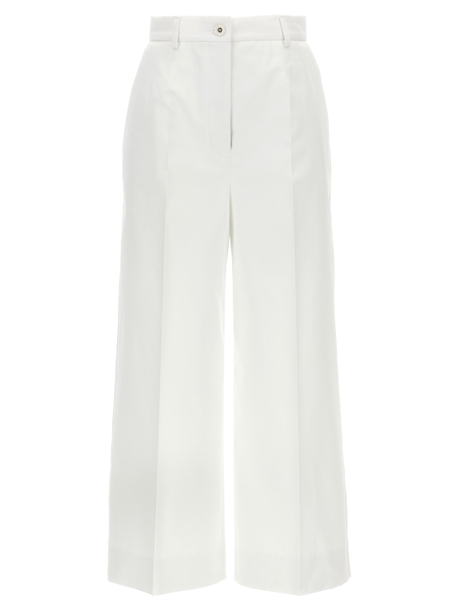 DOLCE &amp; GABBANA - DOLCE &amp; GABBANA - High waist cotton pants - Women’s Pants