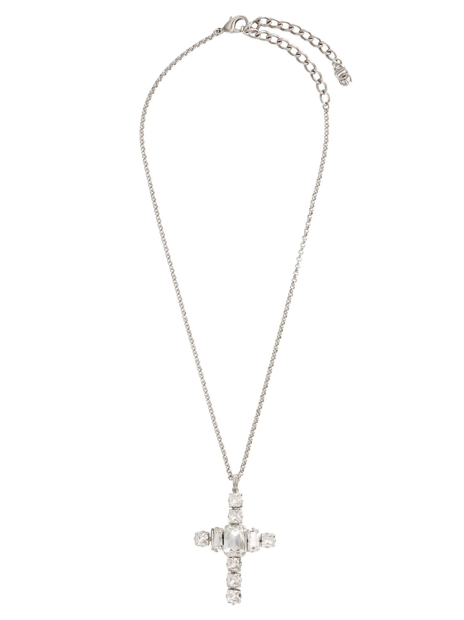 DOLCE &amp; GABBANA - DOLCE &amp; GABBANA - Rhinestone cross necklace - Women’s Accessories