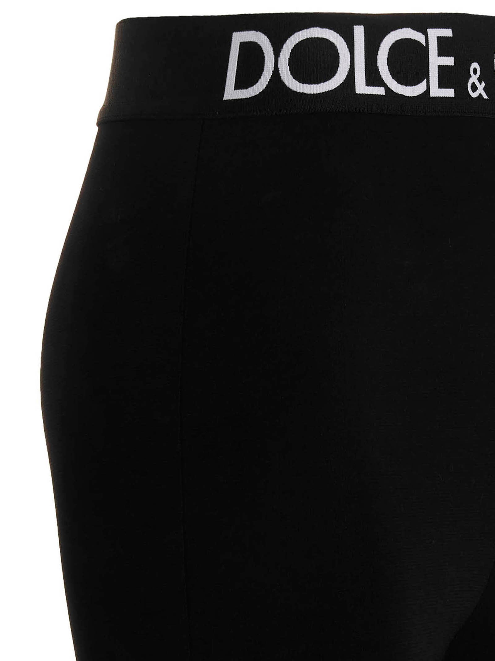 DOLCE &amp; GABBANA - DOLCE &amp; GABBANA - Logo leggings - Women’s Bottoms