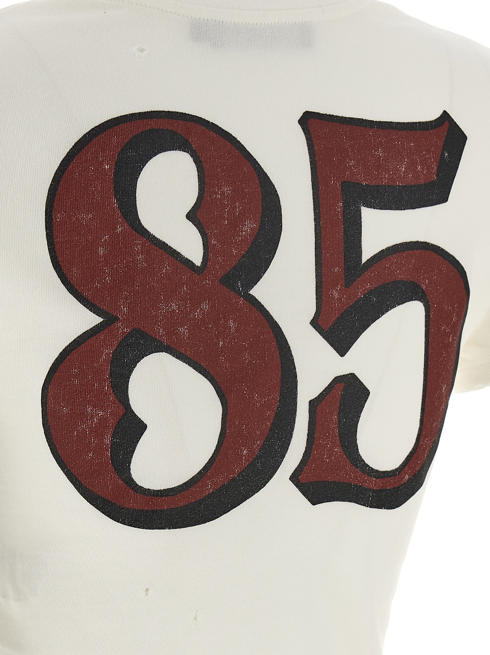 DOLCE &amp; GABBANA - DOLCE &amp; GABBANA - Used effect cotton t-shirt - Women’s Tops