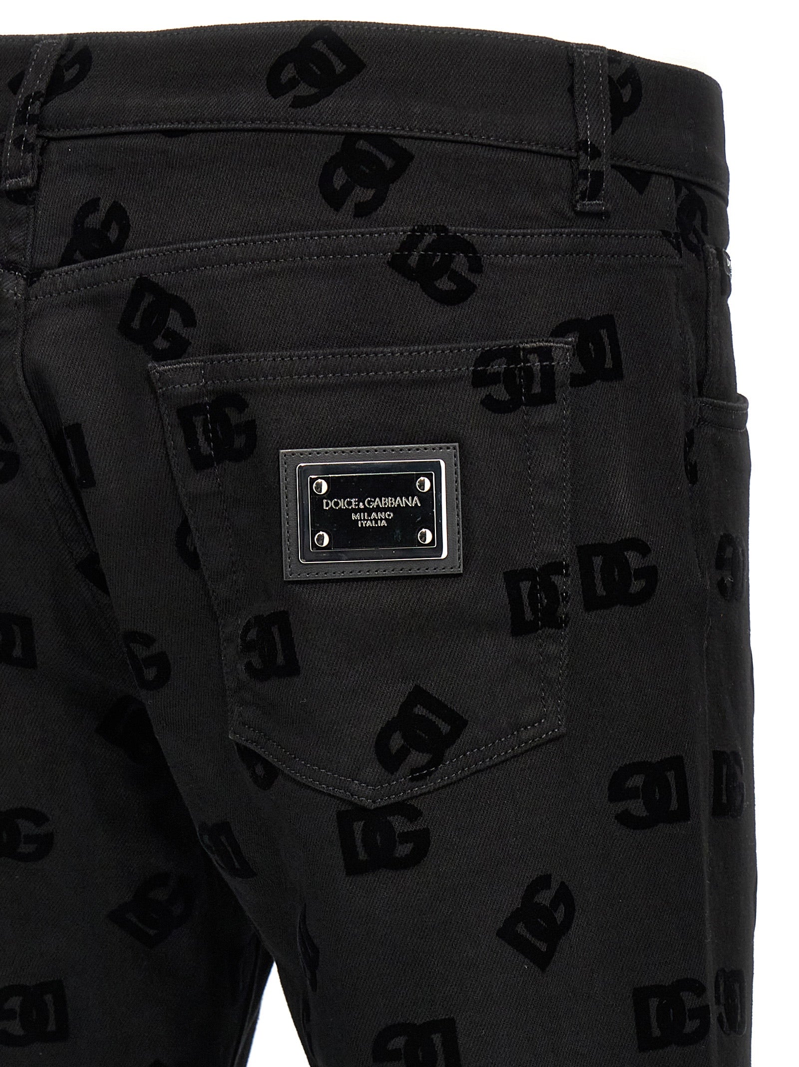 DOLCE &amp; GABBANA - DOLCE &amp; GABBANA - Logo jeans - Men’s Clothing