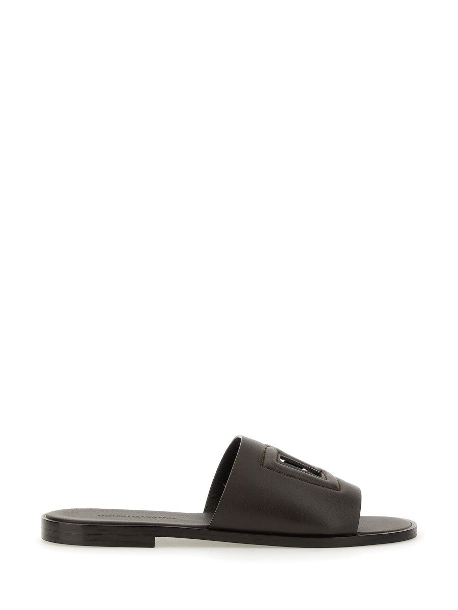 Dolce &amp; Gabbana - Sandal With Logo - Men’s Shoes