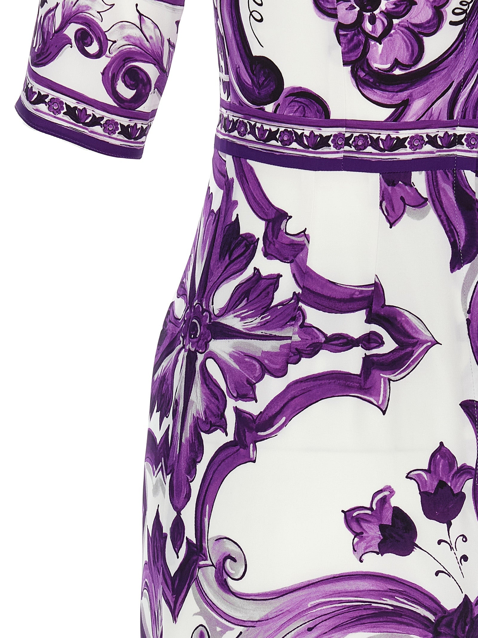 DOLCE &amp; GABBANA - DOLCE &amp; GABBANA - ’Maiolica’ print dress - Women’s Clothing