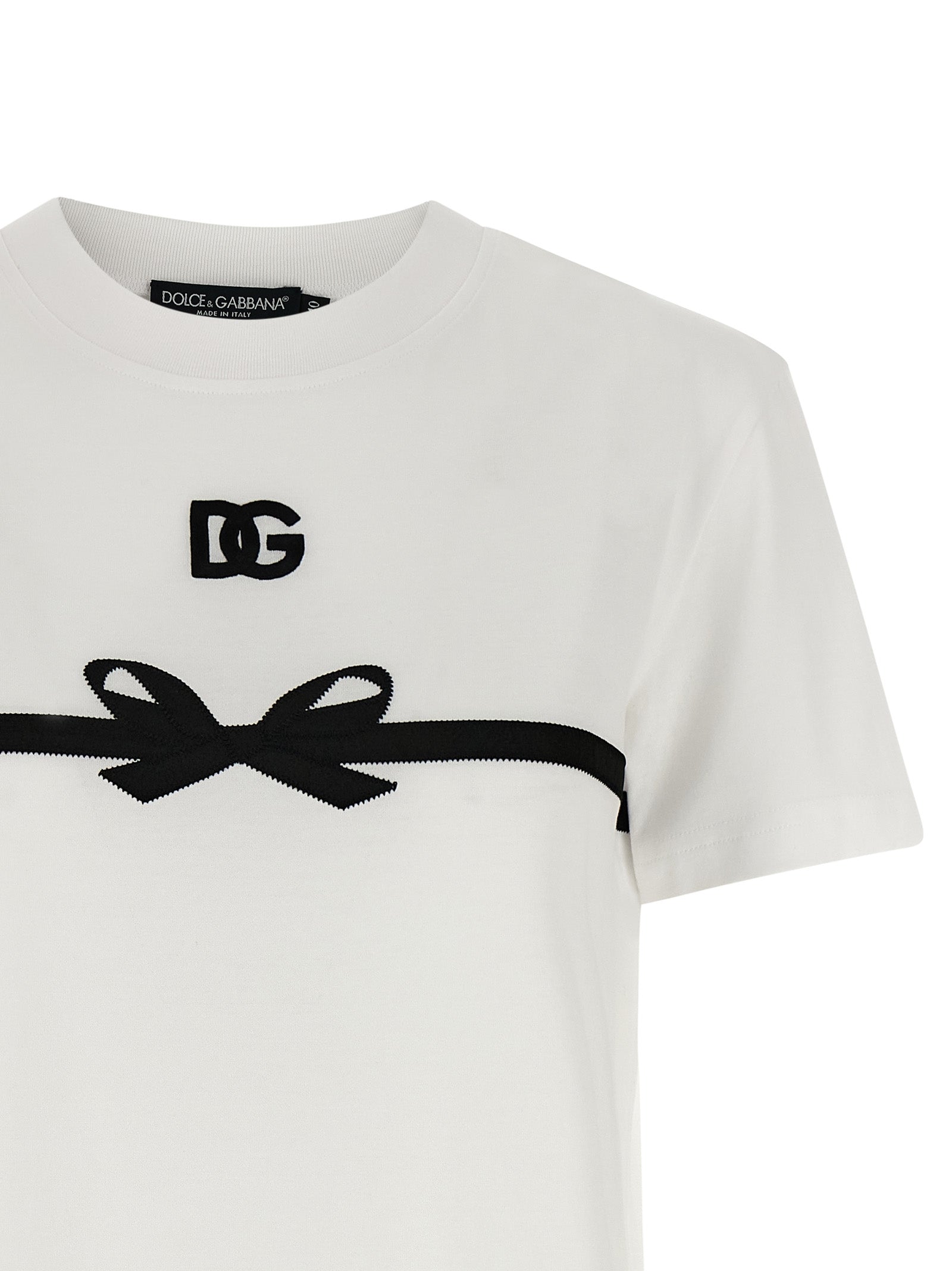 DOLCE &amp; GABBANA - DOLCE &amp; GABBANA - Tape T-shirt - Women’s Tops