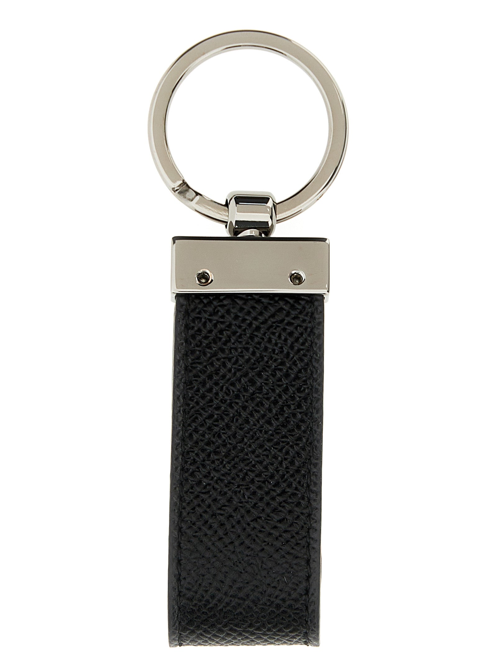 DOLCE &amp; GABBANA - DOLCE &amp; GABBANA - Logo plaque keyring - Men’s Accessories