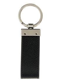 DOLCE &amp; GABBANA - DOLCE &amp; GABBANA - Logo plaque keyring - Men’s Accessories
