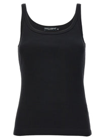 DOLCE &amp; GABBANA - DOLCE &amp; GABBANA - Ribbed tank top - Women’s Tops