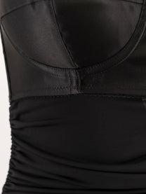 Dolce &amp; Gabbana - Dolce &amp; Gabbana Viscose Blend Dress With Bra Detail - Women’s Clothing