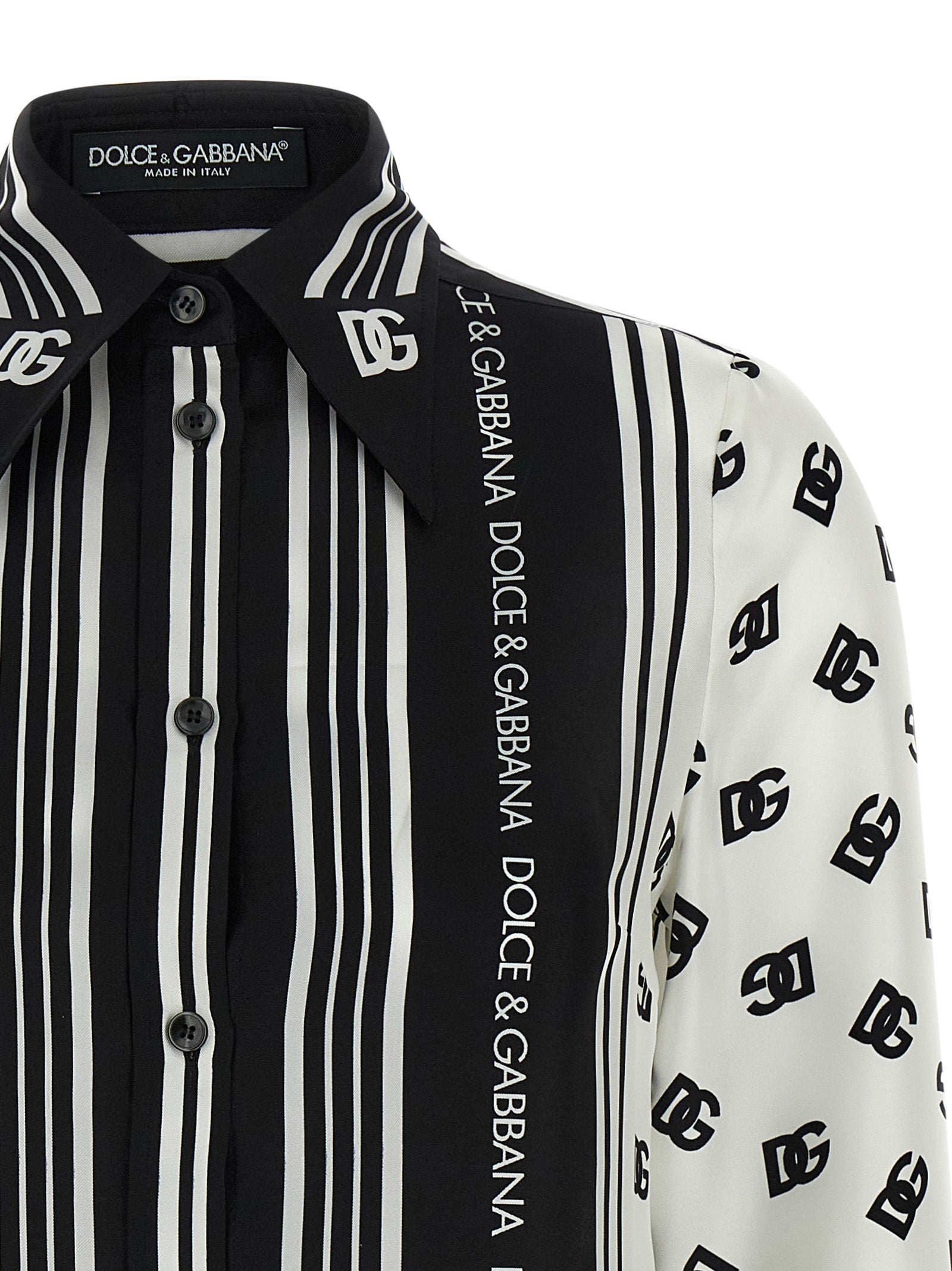 DOLCE &amp; GABBANA - DOLCE &amp; GABBANA - DG print shirt - Women’s Tops