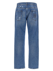 DOLCE &amp; GABBANA - DOLCE &amp; GABBANA - Destroyed jeans - Men’s Bottoms