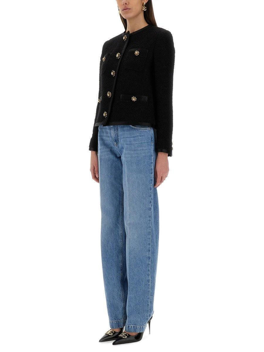 Dolce &amp; Gabbana - ’Loose’ Denim Jeans - Home-&gt;Woman-&gt;Clothing-&gt;Trousers