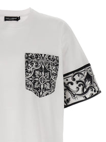 DOLCE &amp; GABBANA - DOLCE &amp; GABBANA - ’Maiolica’ print T-shirt - Men’s Tops