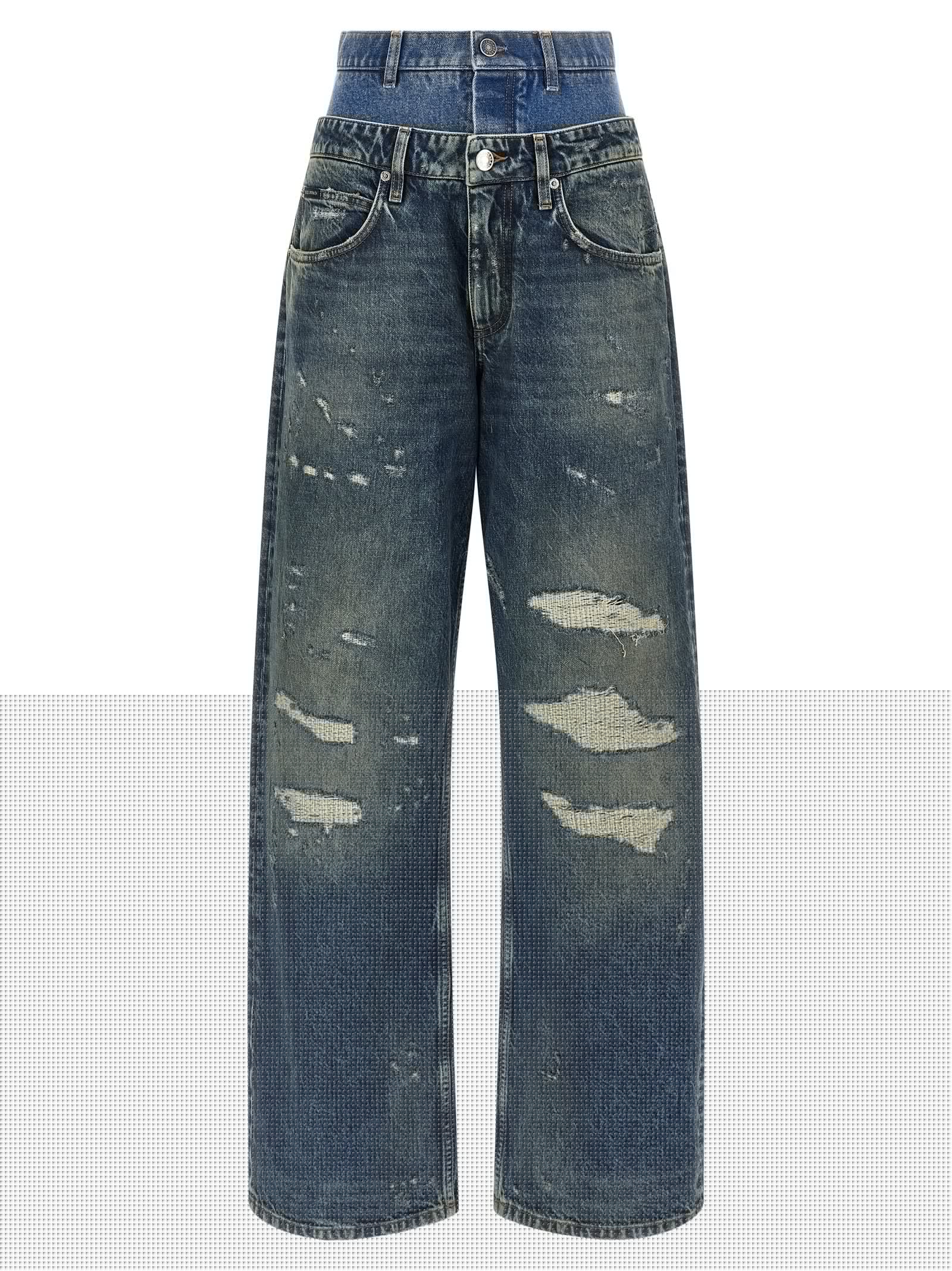 DOLCE &amp; GABBANA - DOLCE &amp; GABBANA - Double layer jeans - Women’s Bottoms