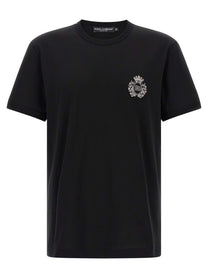 DOLCE &amp; GABBANA - DOLCE &amp; GABBANA - Heraldic patch t-shirt - Men’s Tops