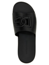 DOLCE &amp; GABBANA - DOLCE &amp; GABBANA - Logo slides - Men’s Shoes