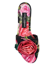 Dolce &amp; Gabbana - Dolce &amp; Gabbana Floral Motif Slides - Women’s Shoes