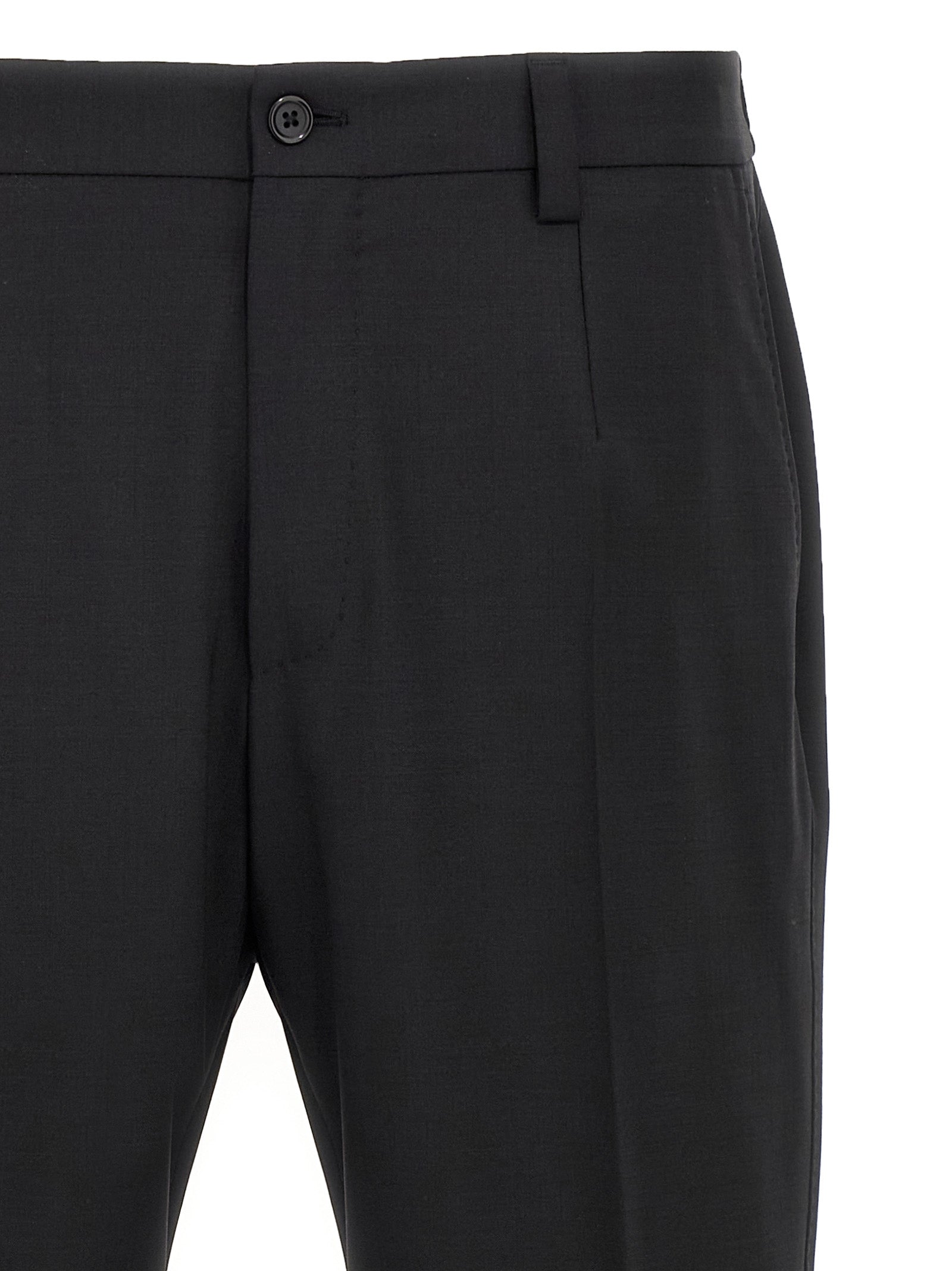 DOLCE &amp; GABBANA - DOLCE &amp; GABBANA - Logo embroidery pants - Men’s Pants