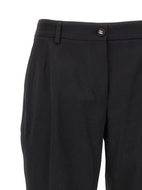 DOLCE &amp; GABBANA - DOLCE &amp; GABBANA - Wool canvas trousers - Women’s Pants