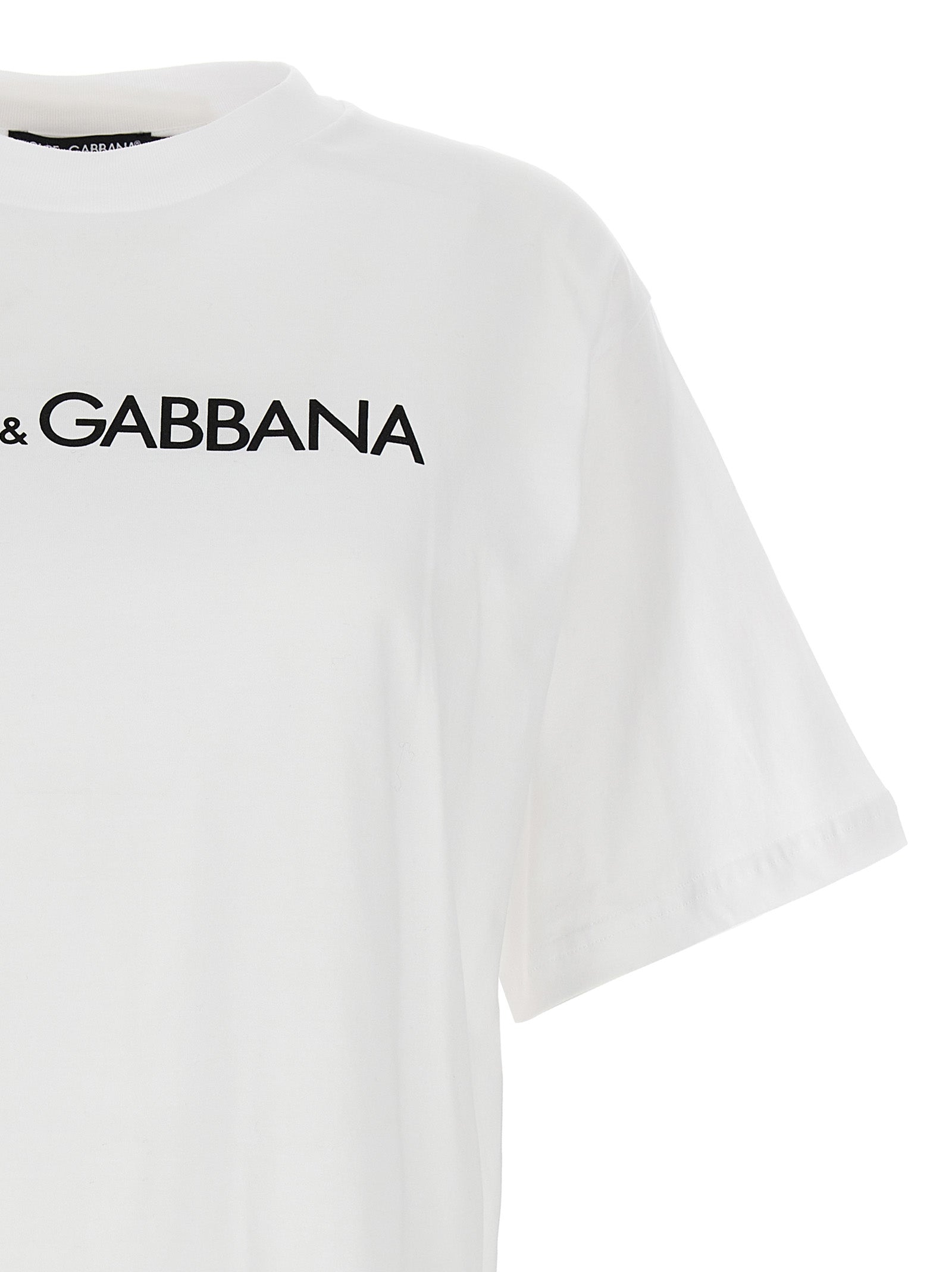 DOLCE &amp; GABBANA - DOLCE &amp; GABBANA - Logo T-shirt - Women’s Tops