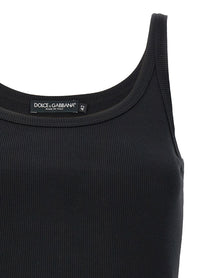 DOLCE &amp; GABBANA - DOLCE &amp; GABBANA - Ribbed tank top - Women’s Tops