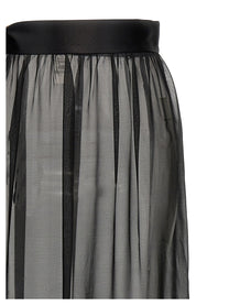 DOLCE &amp; GABBANA - DOLCE &amp; GABBANA - Chiffon long skirt - Women’s Bottoms