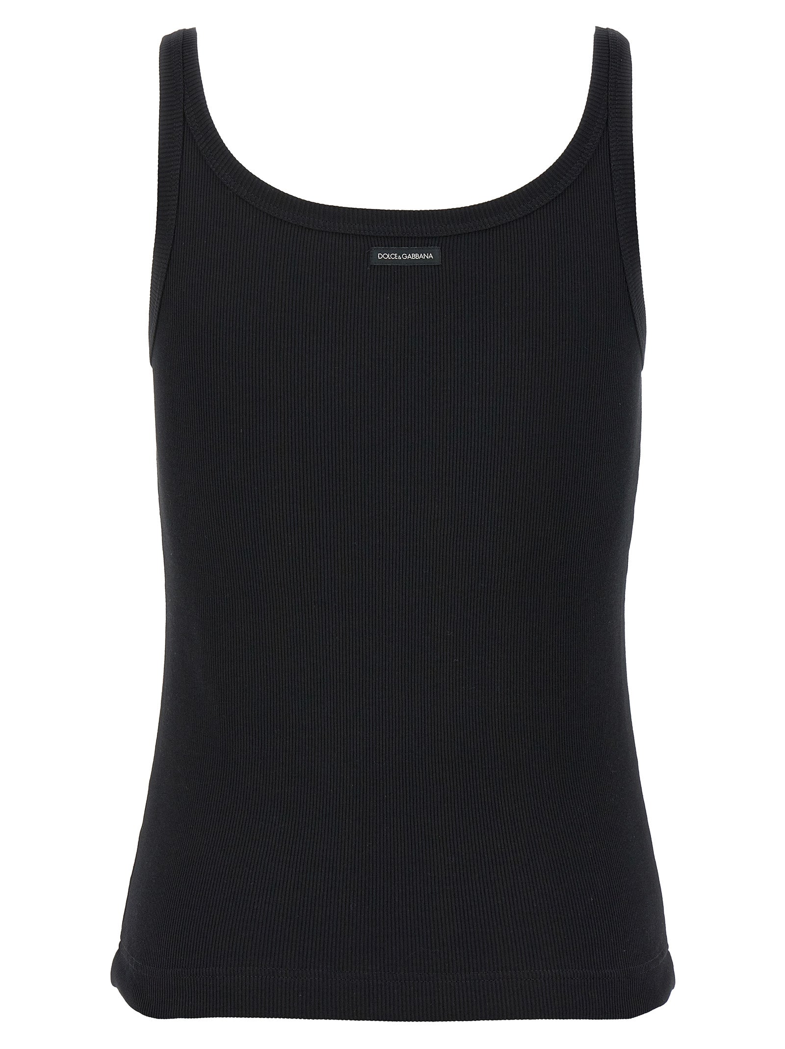 DOLCE &amp; GABBANA - DOLCE &amp; GABBANA - Ribbed tank top - Women’s Tops