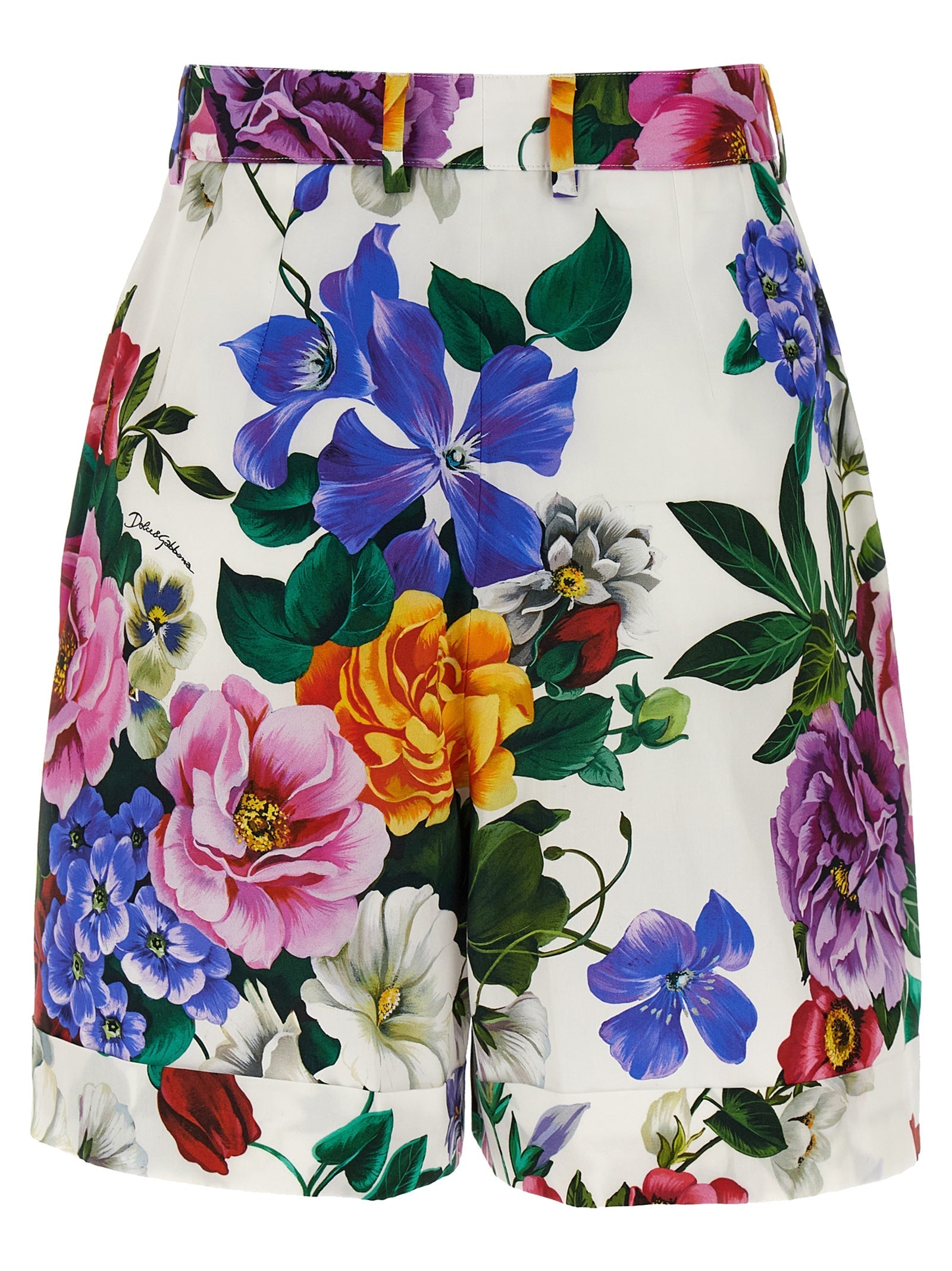 DOLCE &amp; GABBANA - DOLCE &amp; GABBANA - ’Bouquet’ bermuda shorts - Women’s Clothing