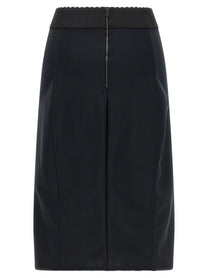 DOLCE &amp; GABBANA - DOLCE &amp; GABBANA - Lace insert skirt - Women’s Bottoms