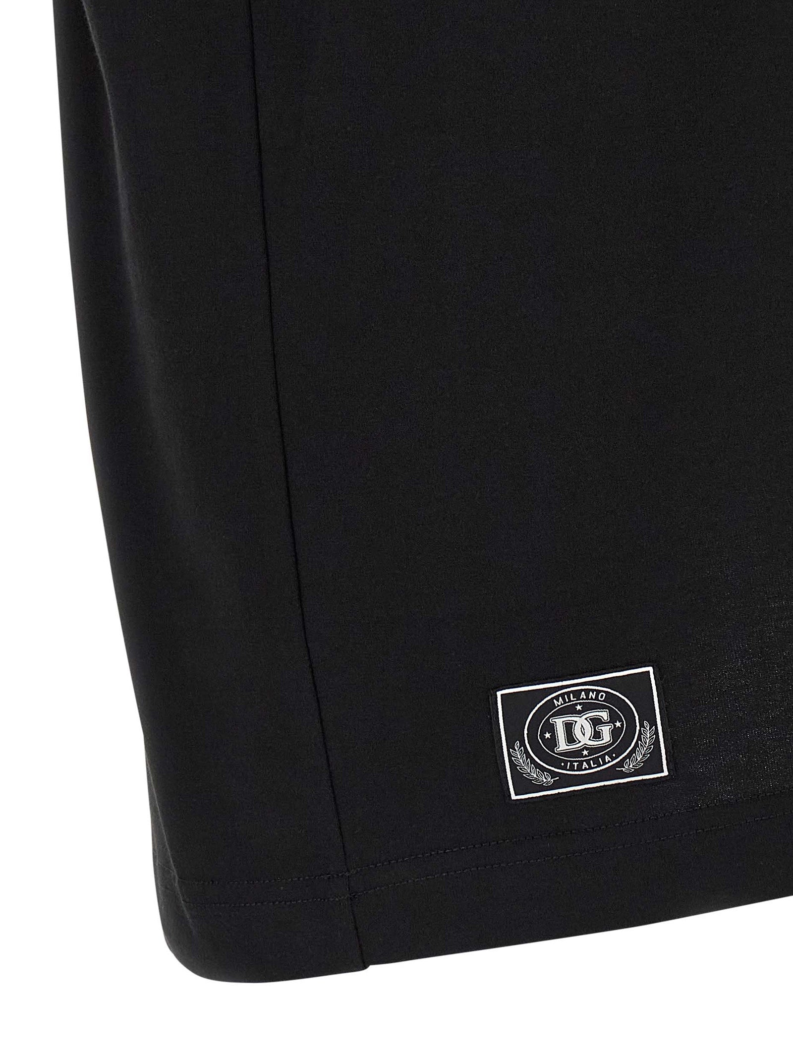 DOLCE &amp; GABBANA - DOLCE &amp; GABBANA - Logo embroidery t-shirt - Men’s Tops