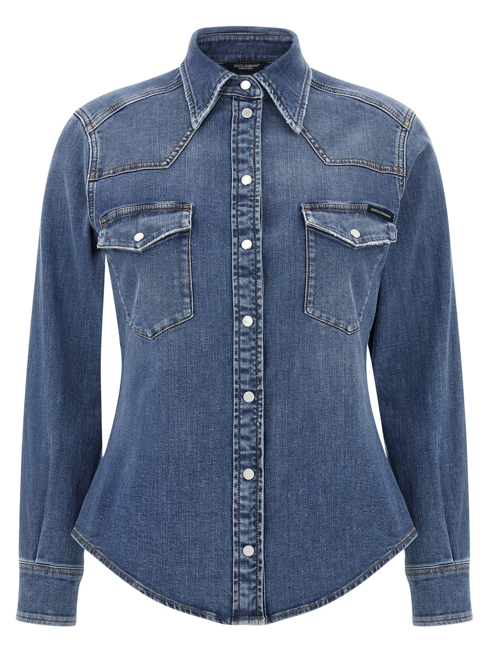 DOLCE &amp; GABBANA - DOLCE &amp; GABBANA - Denim shirt - Women’s Tops