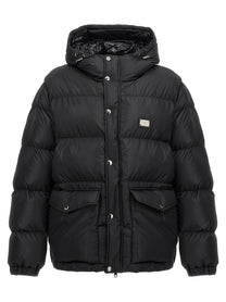 DOLCE &amp; GABBANA - DOLCE &amp; GABBANA - Logo plate down jacket - Men’s Outerwear