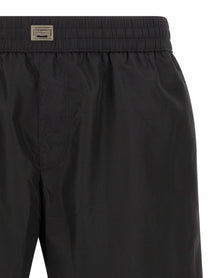 DOLCE &amp; GABBANA - DOLCE &amp; GABBANA - Logo plaque swimsuit - Men’s Clothing