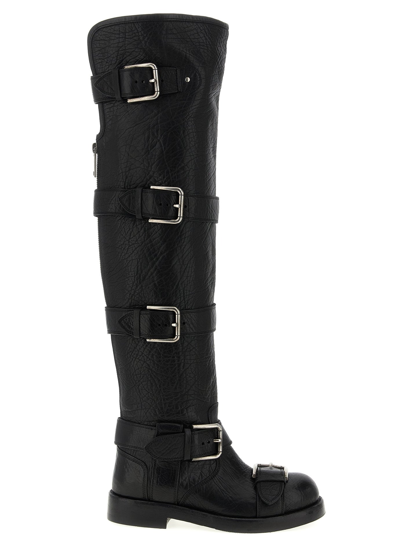 DOLCE &amp; GABBANA - DOLCE &amp; GABBANA - ’Bernini’ biker boots - Women’s Shoes