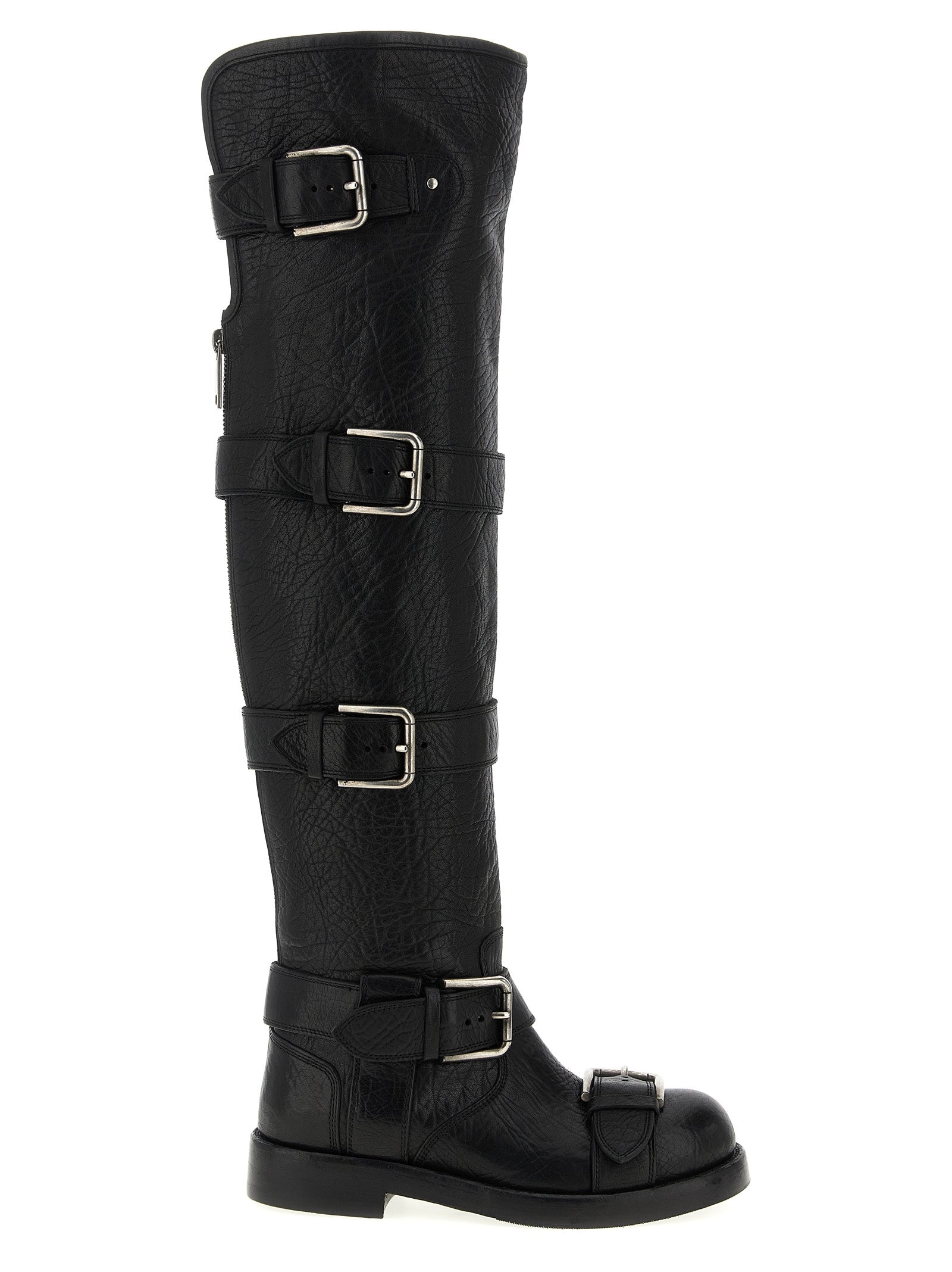 DOLCE &amp; GABBANA - DOLCE &amp; GABBANA - ’Bernini’ biker boots - Women’s Shoes