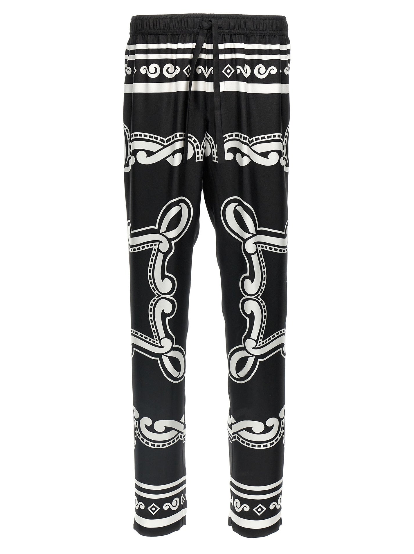 DOLCE &amp; GABBANA - DOLCE &amp; GABBANA - Silk pants - Men’s Pants