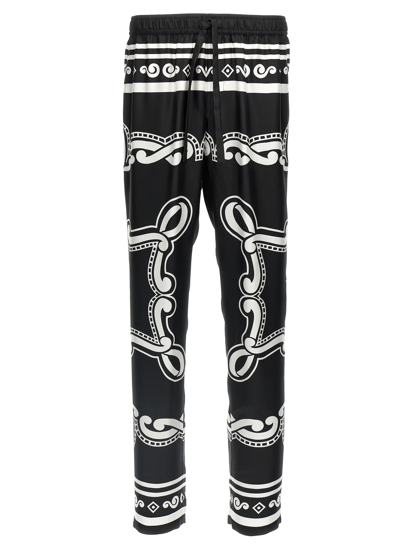 DOLCE &amp; GABBANA - DOLCE &amp; GABBANA - Silk pants - Men’s Pants
