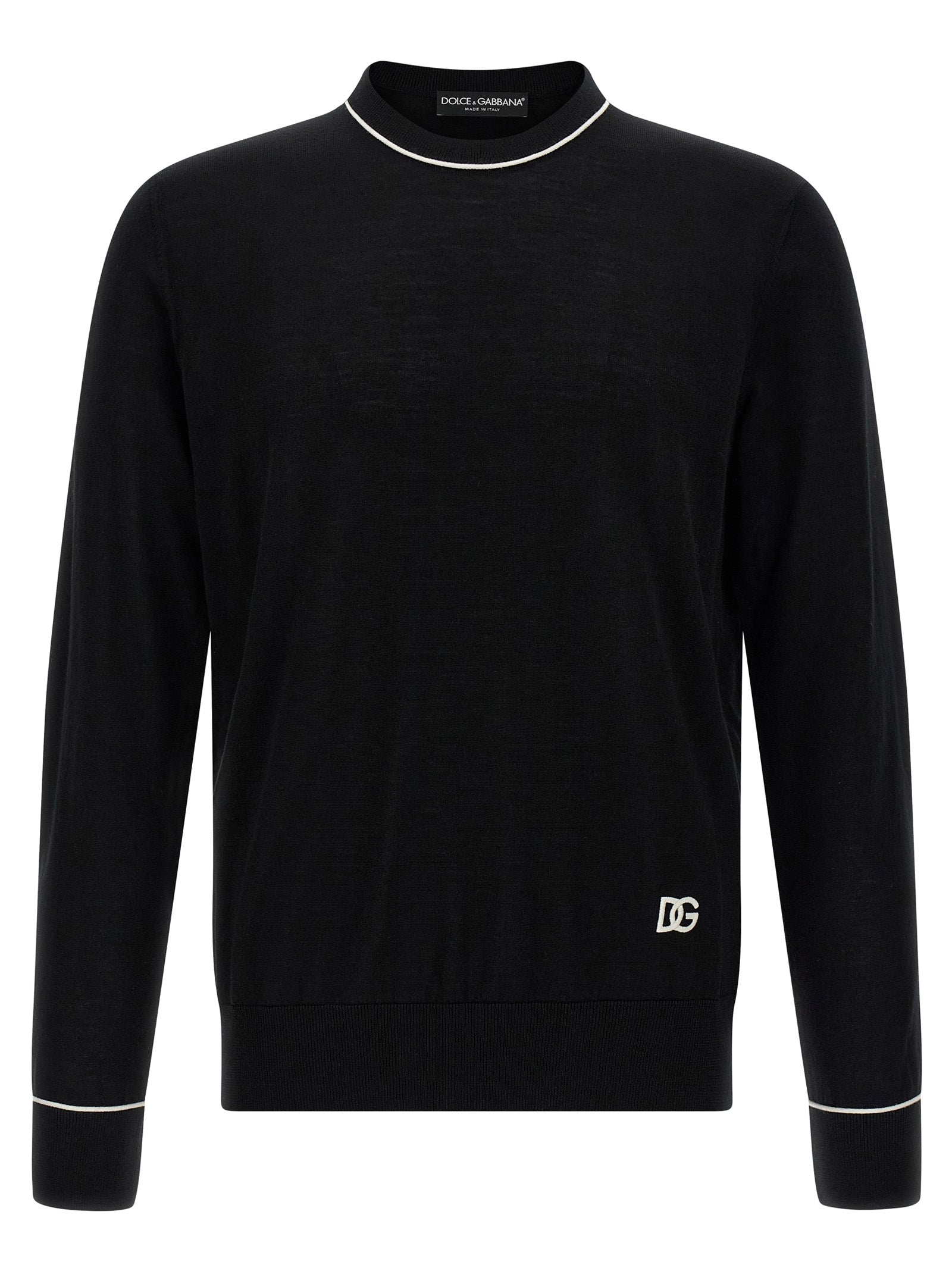 DOLCE &amp; GABBANA - DOLCE &amp; GABBANA - Embroidery sweater - Men’s Knitwear