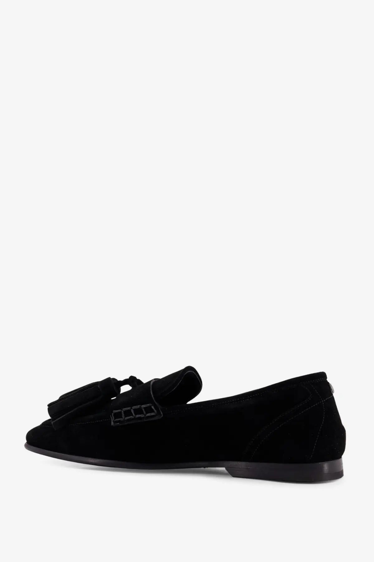 Dolce &amp; Gabbana Men's Ariosto Suede Loafers Black, view 3