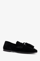 Dolce &amp; Gabbana Men's Ariosto Suede Loafers Black, view 2