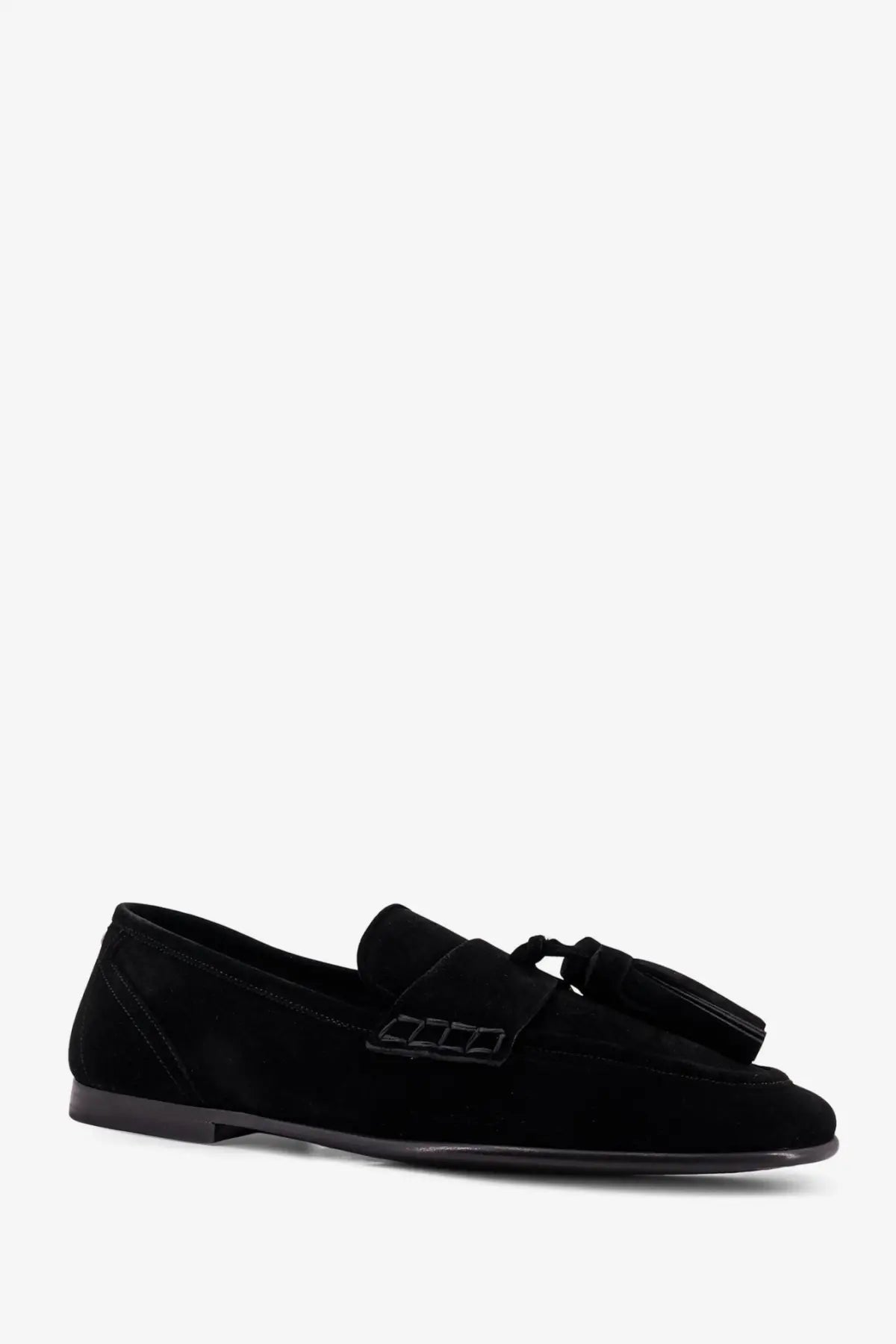 Dolce &amp; Gabbana Men's Ariosto Suede Loafers Black, view 2