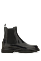 Dolce &amp; Gabbana Men's Brushed Leather Boot Black