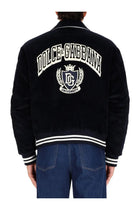 Dolce &amp; Gabbana Men's Corduroy Bomber Jacket Blue, view 3