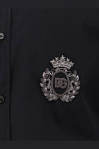 Dolce &amp; Gabbana Men's Cotton Shirt Black, view 3