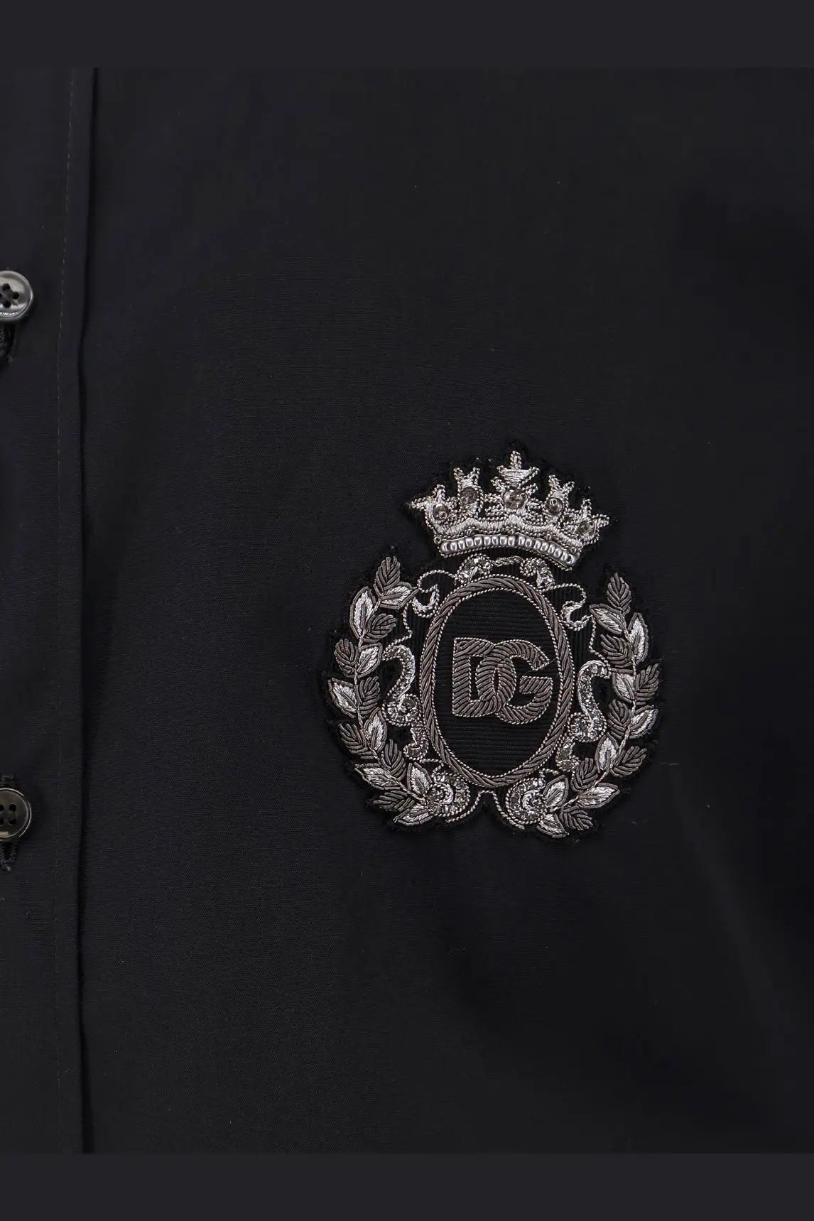 Dolce &amp; Gabbana Men's Cotton Shirt Black, view 3