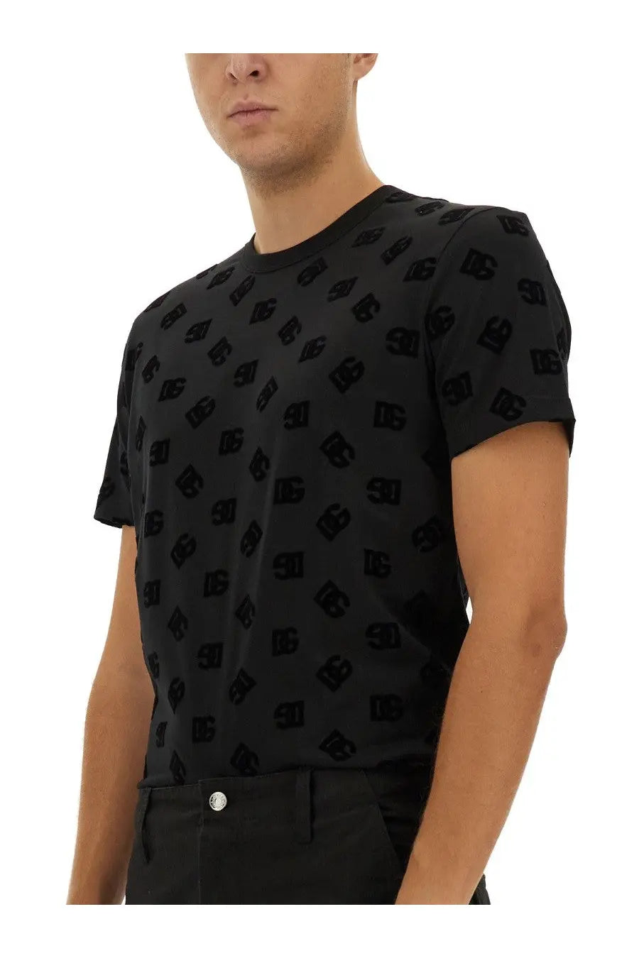 Dolce &amp; Gabbana Men's Cotton Shirt Black, view 4
